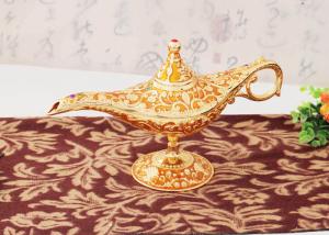 China Metal Material Home Decorations Crafts Arab Cultural Commemorative Aladdin's Magic Lamp wholesale