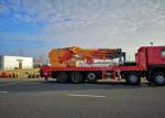 Heavy Duty Truck Mounted Telescopic Crane , Truck Bed Mounted Crane Folded Boom