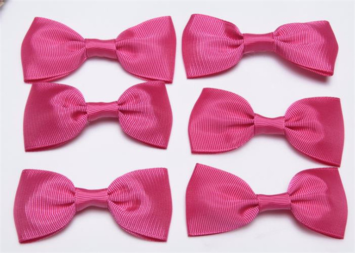 Handmade Christmas Ribbon Bows For Gifts , Pretty Ribbon Bows