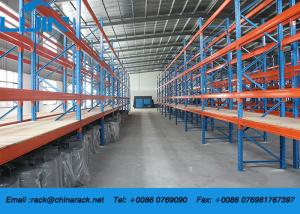 China Corrosion Protection Steel Rack Storage , Metal Pallet Racks With Plywood Board wholesale