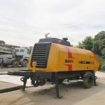 115KW Used Stationary Kawasaki Hydraulic Concrete Trailer Pump