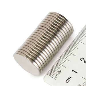 Sintered Industrial Disc SmCo Magnet Ni Coating High Temp Resist
