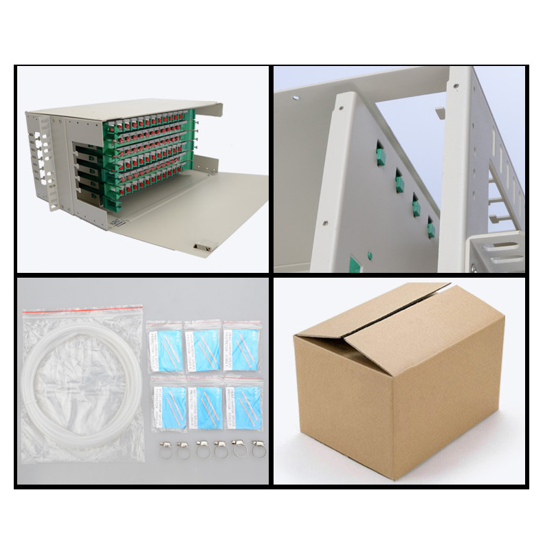 Fully Equipped Odf Optical Distribution Frame FCSCLCST 12 Core