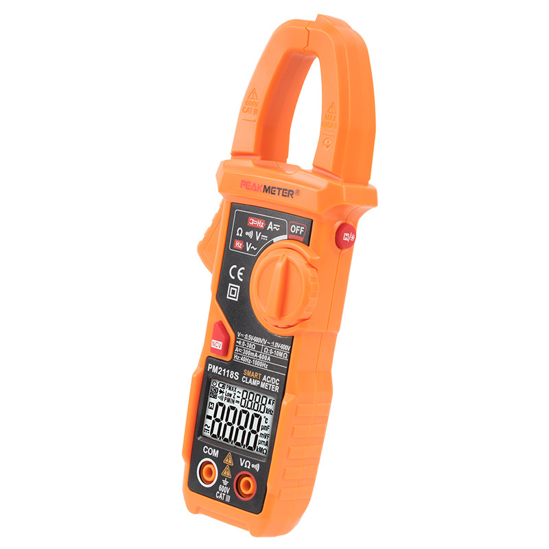 Portable AC DC Current Clamp Meter , Earth Leakage Clamp Meter With NCV Detection