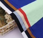 Double Skin-Friendly And Natural Environmentally Friendly Striped Knit Fabric