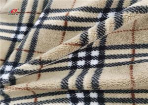 China Fleece Sweatshirt Baby Blanket Knit Stretch Fabric 95% Polyester 5% Spandex wholesale
