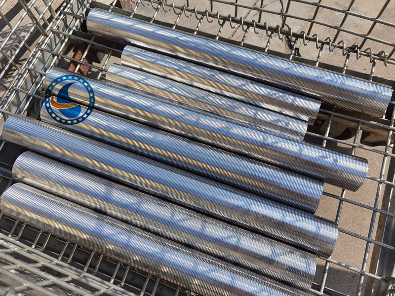 60um Slot Od 75mm Wedge Wire Screen Pipe Pure Circle