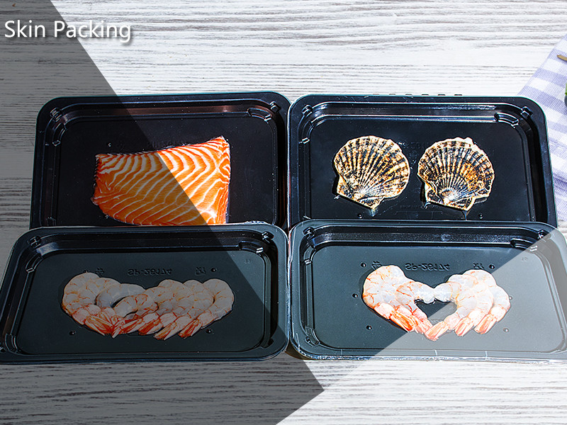 Semi Automatic Skin Packaging Machine Heavy Duty Vacuum Sealer For Seafood