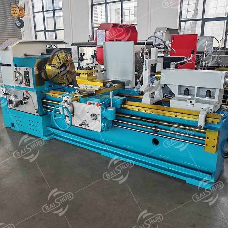 105mm Spindle Bore Heavy Duty Manual Lathe Horizontal Lathe Machine