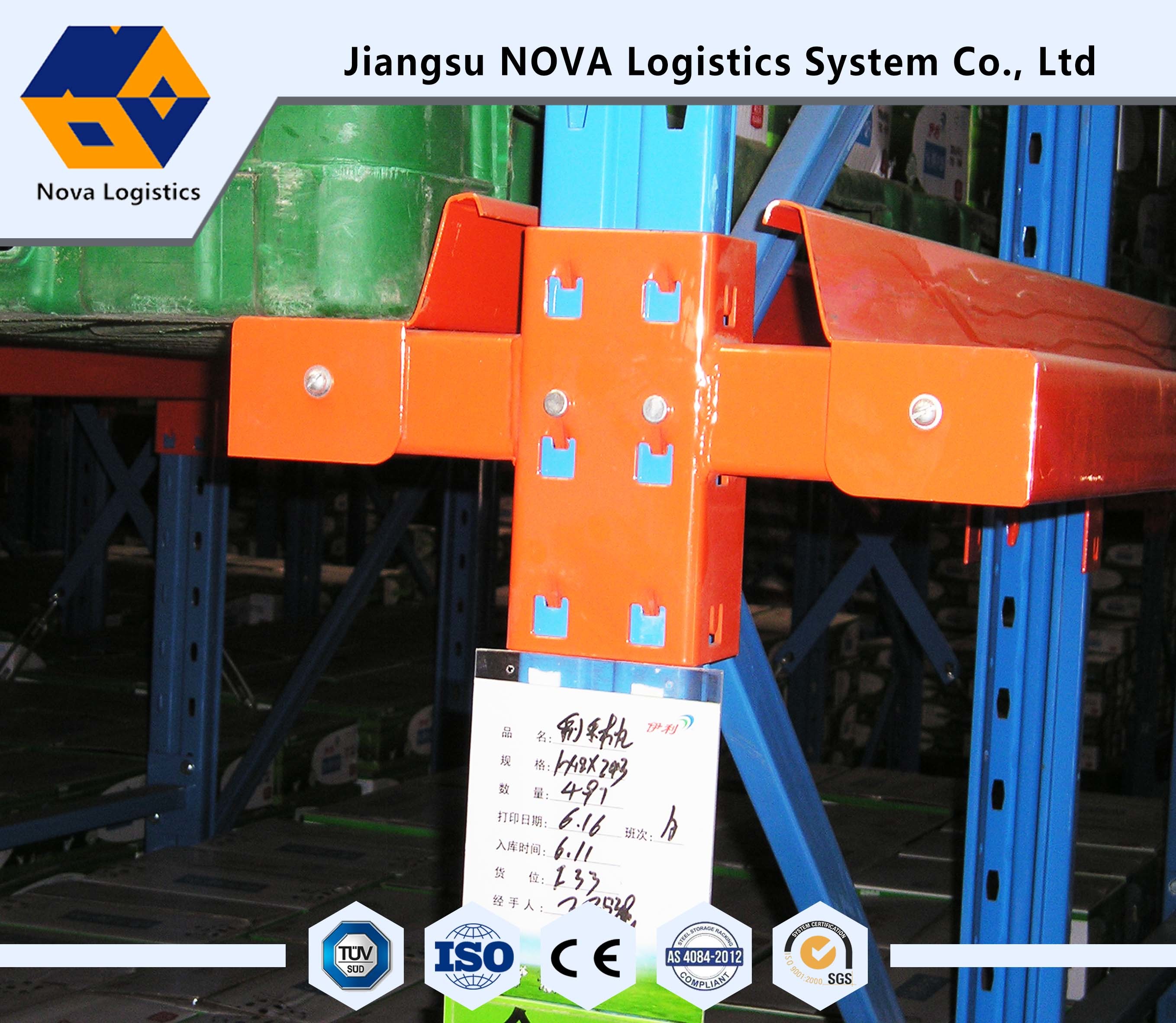 OEM Loading Capacity Drive In Pallet Racking with Smart Section Design And High Quality Steel