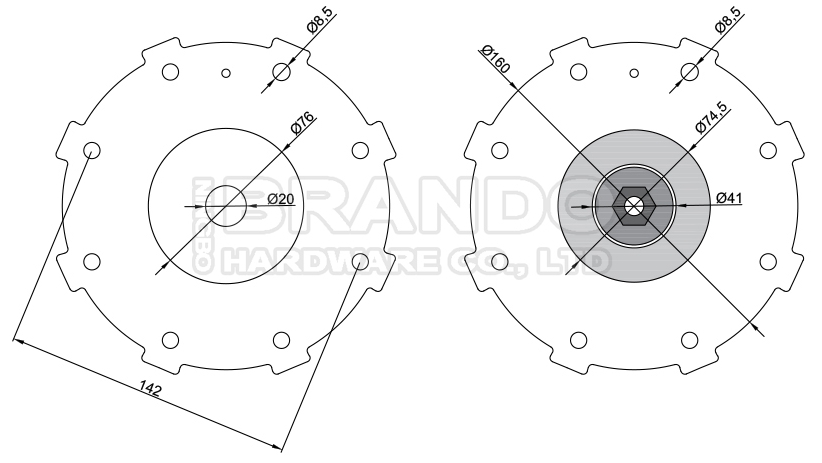 SBFEC Pulse Jet Valve Membrane For 2'' DMF-Z-50S DMF-Y-50S DMF-T-50S