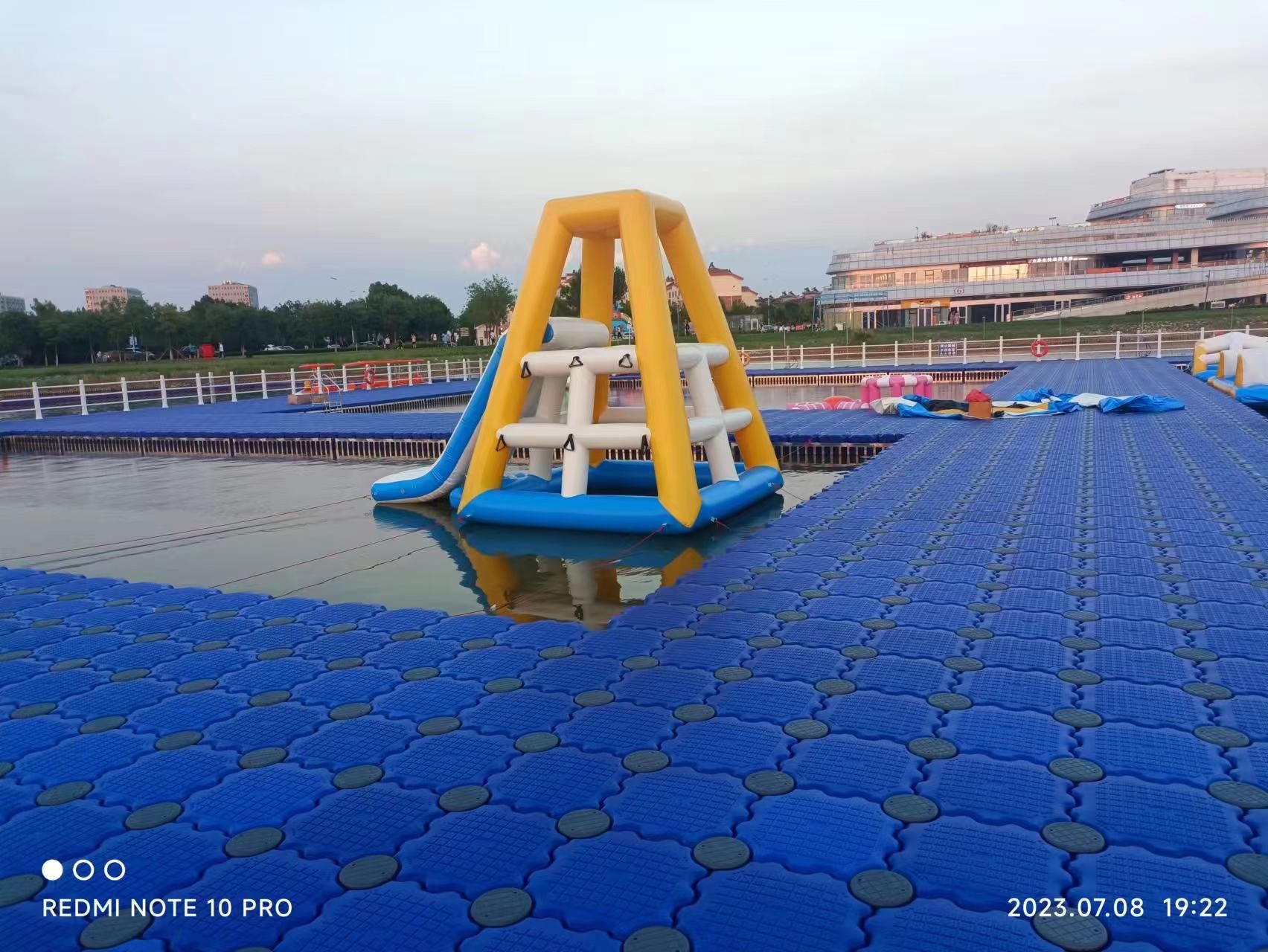 Flexible Chemical Resistant Black PE Pontoons With Capacity Up To 5000kg