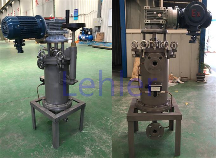 Explosion Proof Auto Backwash Strainer , Auto Self Cleaning Filter For Paper Industry