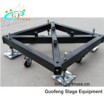 TUV Aluminum Square Truss Basement Truss Base Plate With Wheels