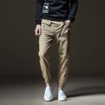 Fashion Mens Leisure Pants , Mens Casual Trousers Elasticated Waist
