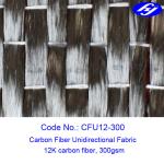 12K 300GSM Carbon Fiber Fabric / Unidirectional Carbon Fiber For Building