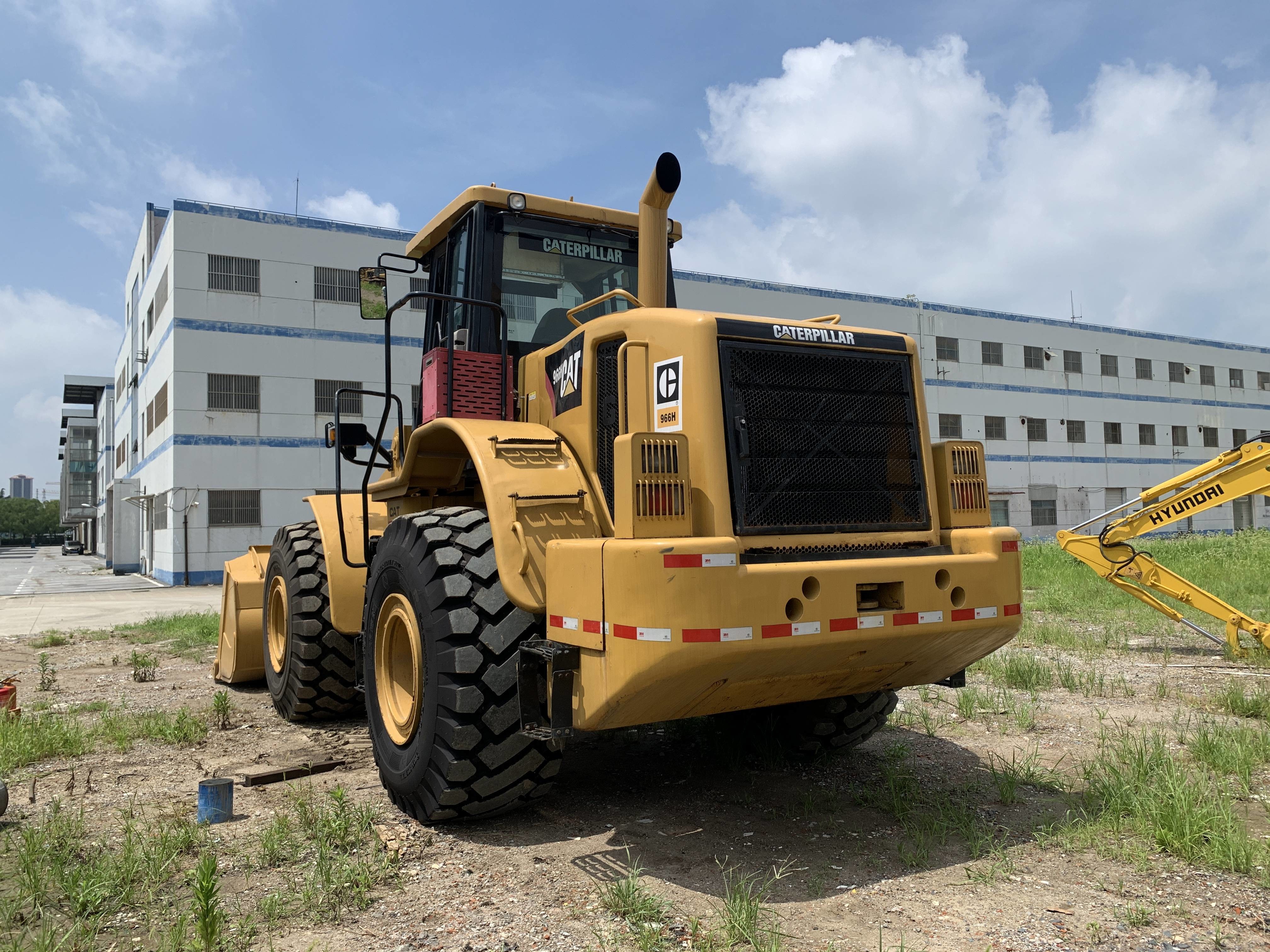 Low noise 966H Used CAT Wheel Loader High Efficiency With CAT Engine