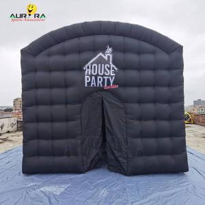 China Multi Purpose Outdoor Party Inflatable Club Tent Blow Up Event Tent Black Color OEM wholesale