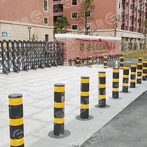 China AC220V Hydraulic Retractable Bollards Width 168mm 30kg Access Control Bollards wholesale