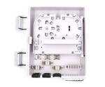 Black / White FTTH Fiber Optic Termination Box Building Distribution Enclosure