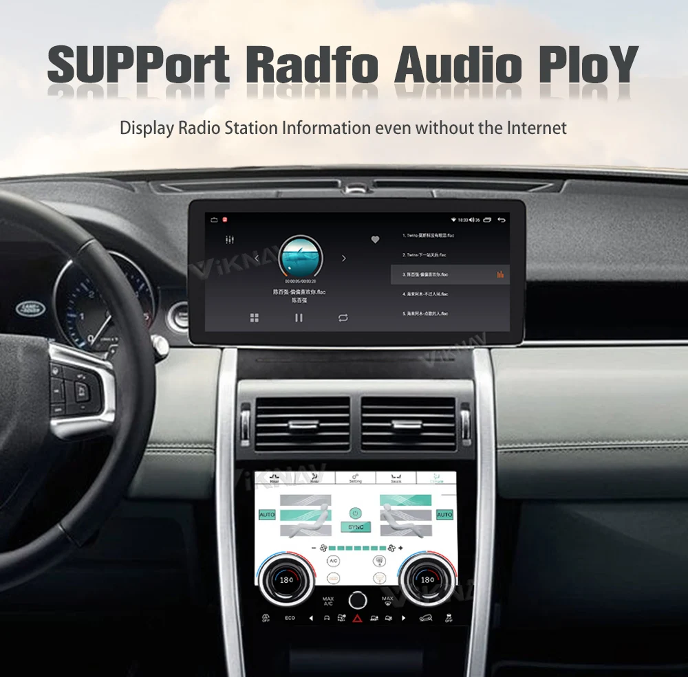 Android Head Unit Car Radio For Land Rover Discovery Sport L550 2015-2019 GPS Navigation New Upgrade Wireless Carplay
