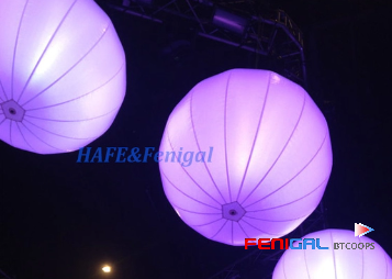 800w RGB Led Event Lighting Balloon For Wedding Party Advertising Customization
