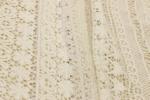 HD Stitches Allover Lace Fabric Embroidery Botanical For Multiapplication