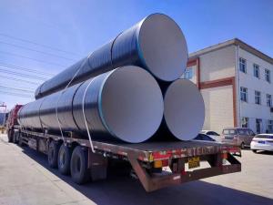 China Large Diameter Spiral Welded Steel Pipe 219mm - 3500mm OD High Impact Strength wholesale