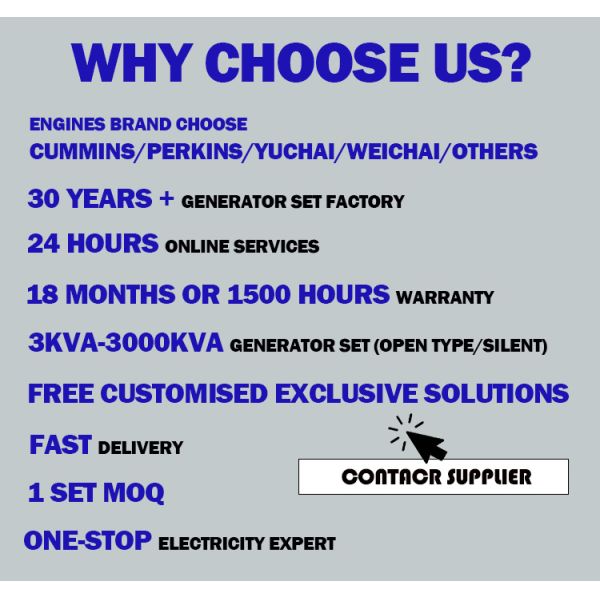 Intelligent 375 Kva Diesel Generator Set 30Kva Diesel Generator 60Kw