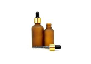 China 15ml Amber Essential Oil Glass Bottles , Medicine Glass Dropper Bottle wholesale