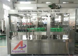China ISO 2000BPH Glass Bottle Filling Machine For 750ML Bottles wholesale