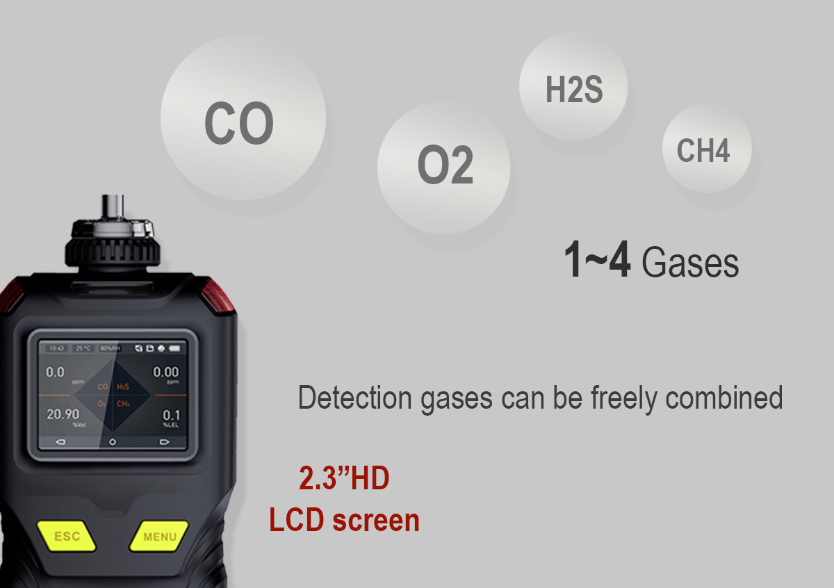 MS400-CL2 Zetron chlorine gas monitor Cl2 Highly Toxic Gases In Chemical