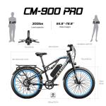US EU STOCK 26 X 4.0 Fat Tire 1000w Ebike Hydraulic Disc Brake Zoom Super Wide