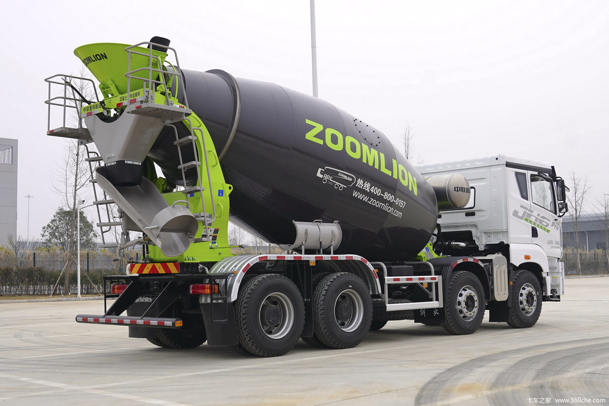 Jiefang Concrete Cement Mixer Truck 13890 Kg Diesel Concrete Mixer For Truck