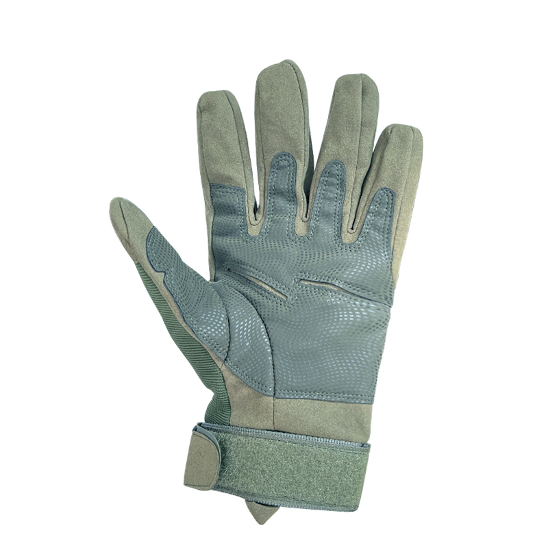 Blue Half Finger Hiking Gloves with Breathable and Weather-Resistant Design