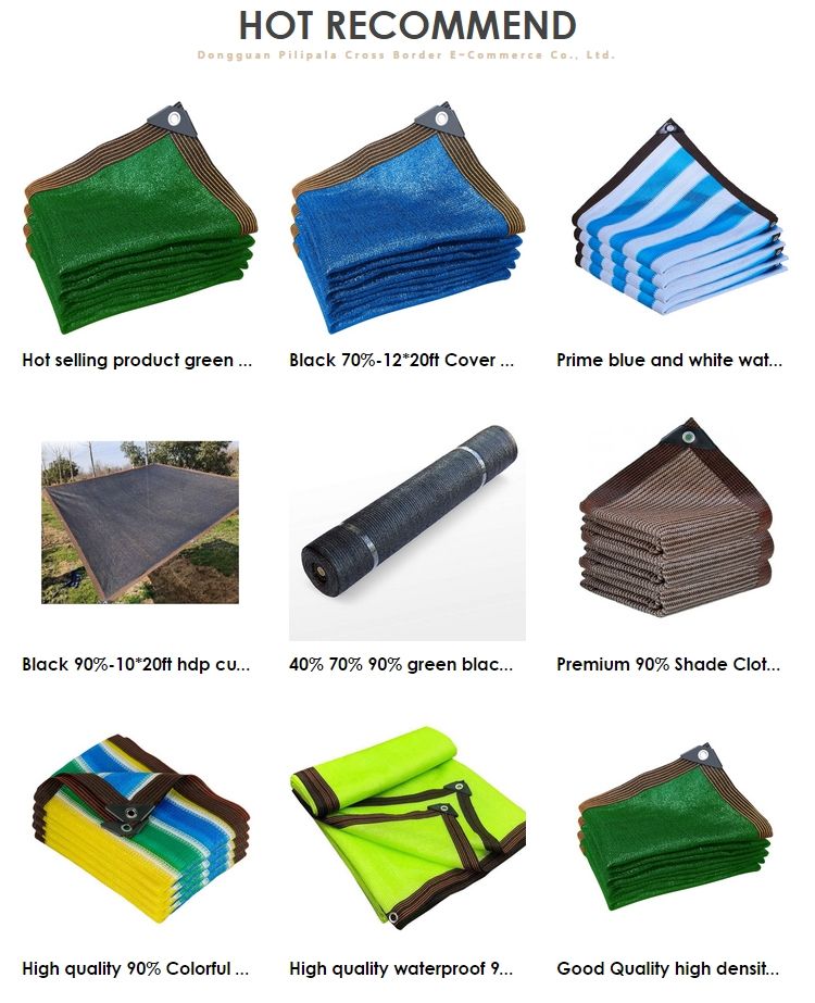 90% Reinforced Grommets Greenhouse Shade Cloth For Pool Patio