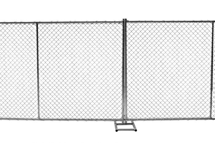 8 'x 10 'chain link temporary construction fence panels 2⅜"x2⅜ 60mm x 60mm mesh x 2.7mm diameter hot dipped galvanized