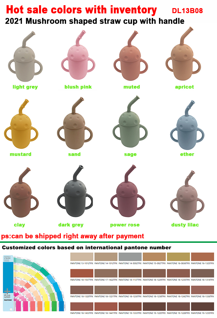 Portable Silicone Feeding Cup Baby Silicone Drinking Cups ODM 11*6.5*14cm
