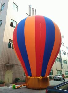 China Promotion custom logo printed advertising PVC inflatable ground balloons wholesale