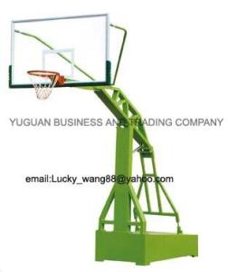 China movable outdoor Basketball system wholesale basketball stand YGBS-012XY wholesale