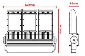 China Waterproof Commercial Outdoor Led Flood Lights Eco - Friendly CE Certification wholesale
