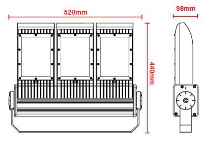 Waterproof Commercial Outdoor Led Flood Lights Eco - Friendly CE Certification