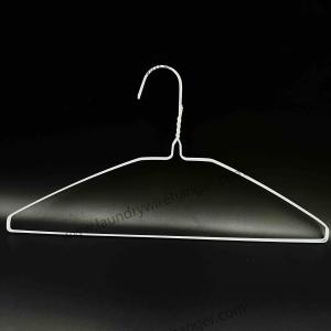China 16inch Notched Shape Clothes Wire Hanger For Dry Cleaner wholesale