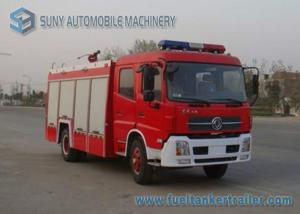 China DONGFENG 2 Axles Foam Fire Fighting Trucks 140hp 4X2 6000L wholesale