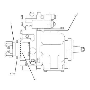 Caterpillar 9T1211 Parts scheme PUMP GP-PISTON & GEAR