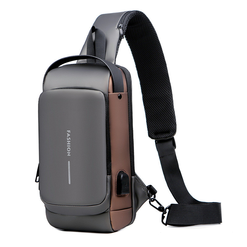 Custom Unisex Smart Lightweight Crossbody Chest Bag Waterproof Cross Bum Fanny Pack Anti Theft