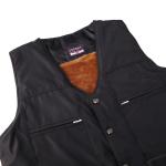 Winter China Oem Chest Bag Cargo Street Wear Warm Utility V-neck Waistcoat Knit