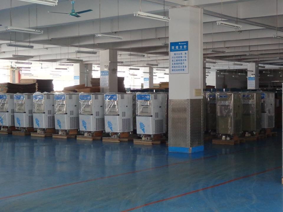 Since 1996 Chinese best soft commercial ice cream maker Oceanpower OP138C