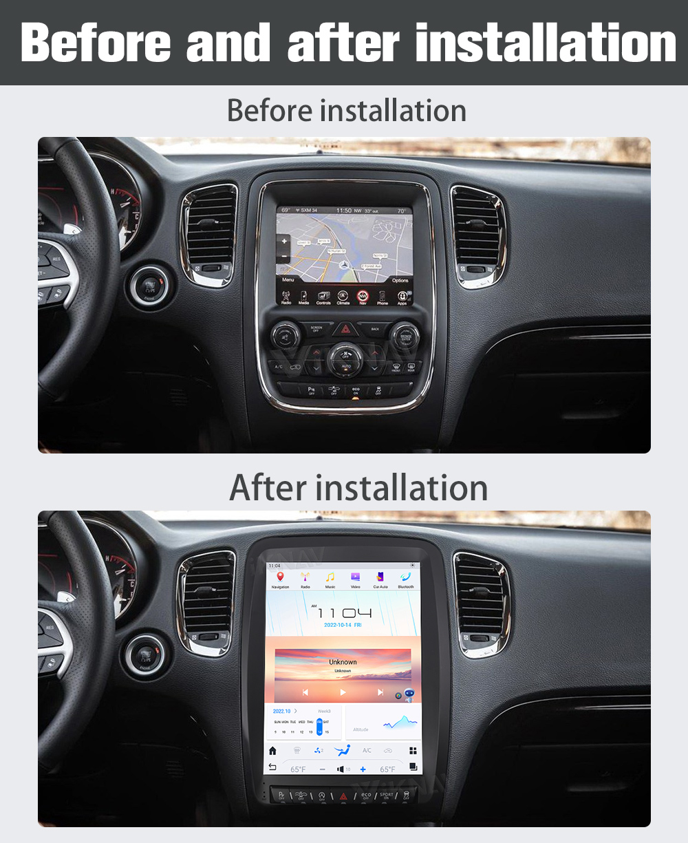 Car Radio Android Head Unit For Dodge Durango 2014-2016 With Carplay