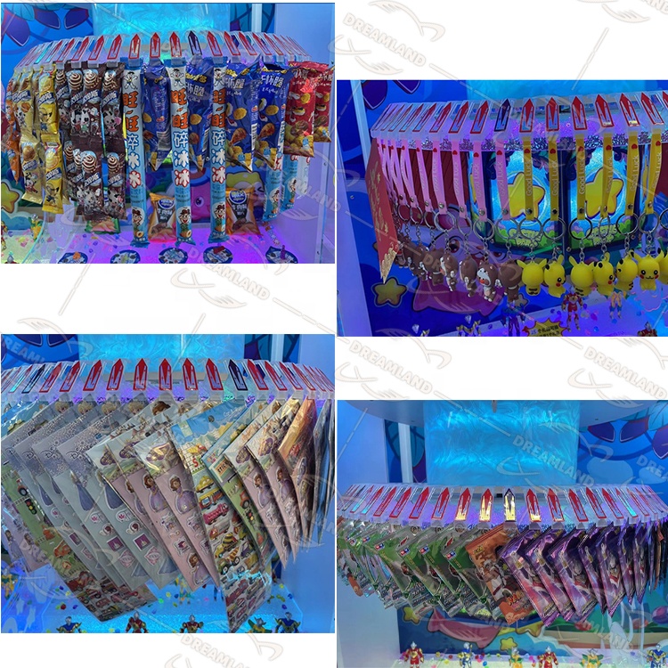 Dreamland exclusive single player hit the prize machine push toys crane vending machine for gifts